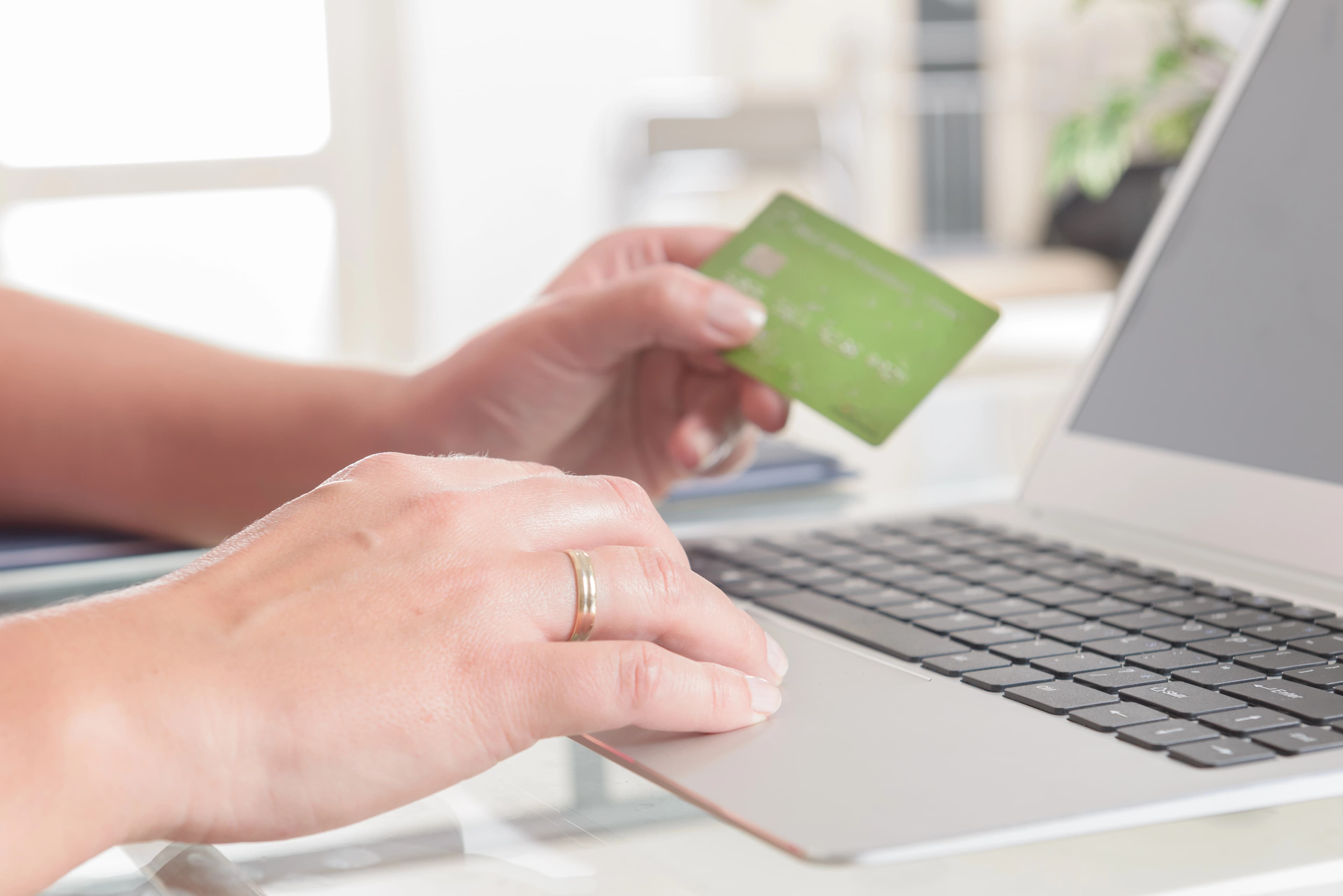 Customer paying an invoice online through Job Pulse